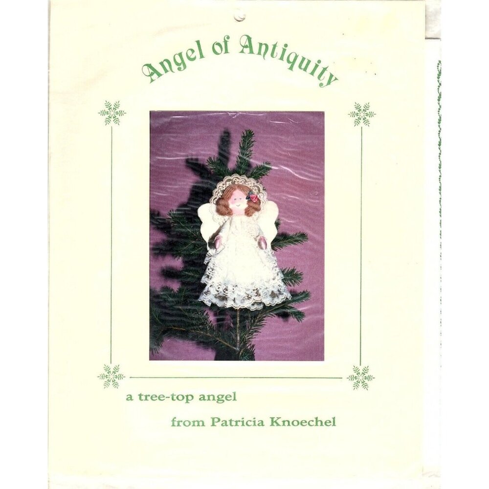 Angel of Antiquity 10 Inch Tree Top Angel Full Size Uncut Pattern